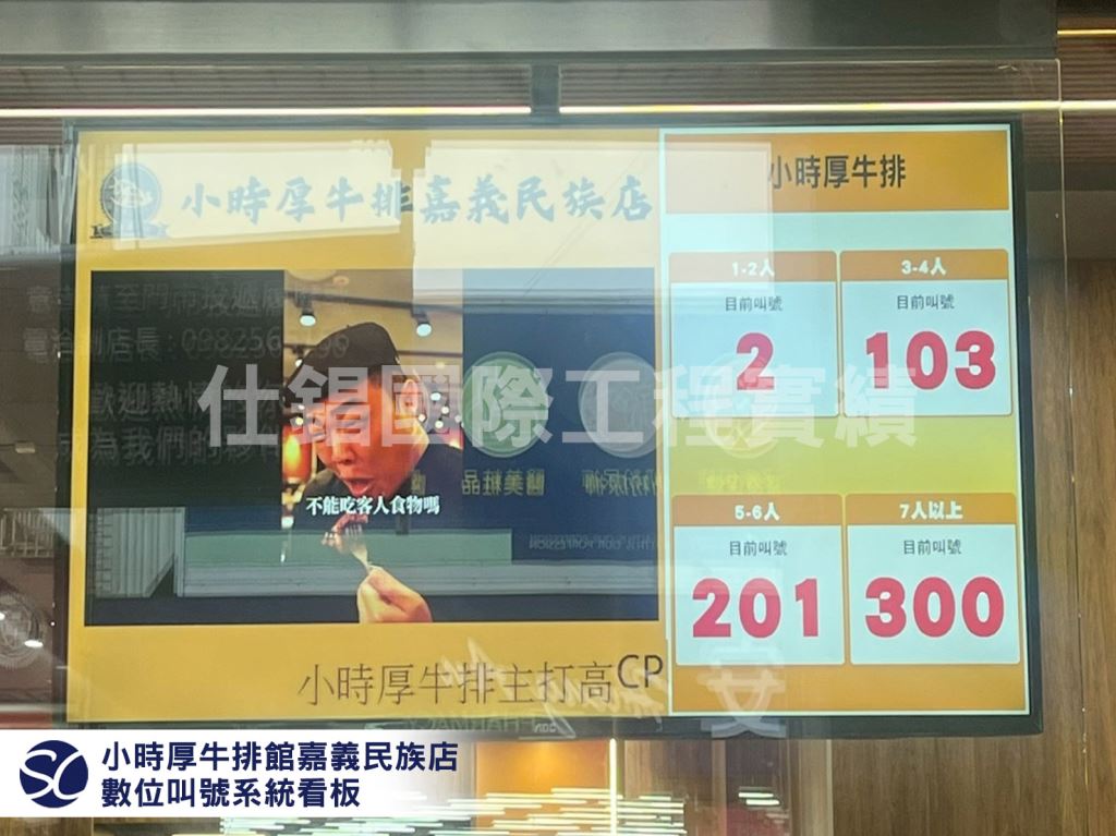 《仕錩國際》小時厚牛排館嘉義民族店