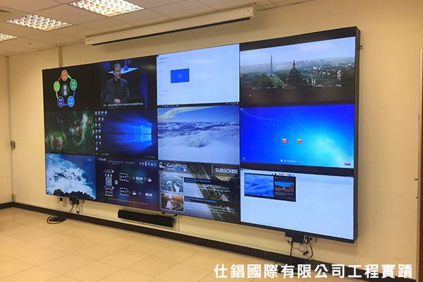 《仕錩國際》2x2拼接 數位觸控螢幕顯示器 台灣大學